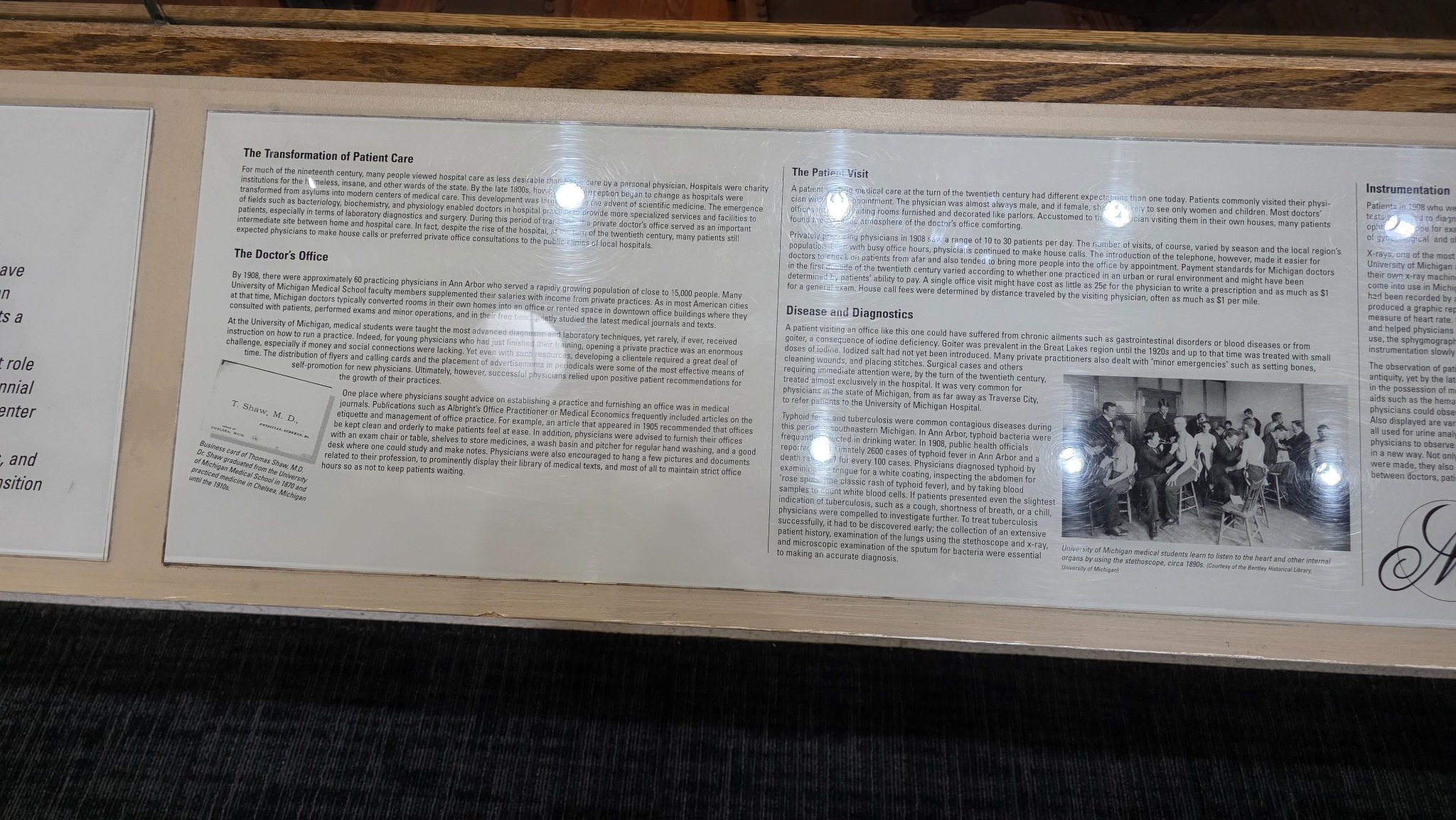 Historical interpretation panels