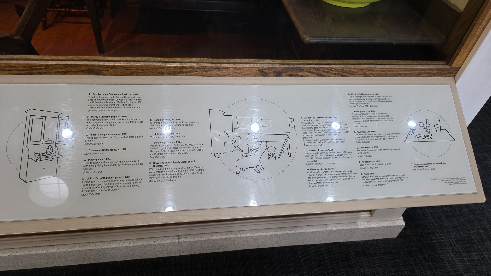The exhibit’s illustrated object guide