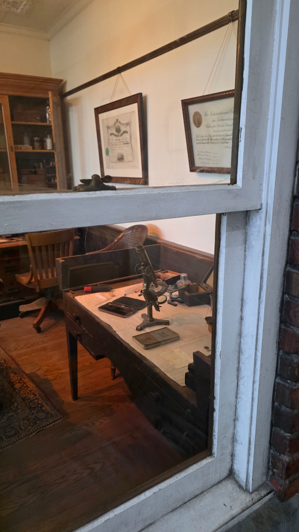 A glimpse into the historical medical office exhibit